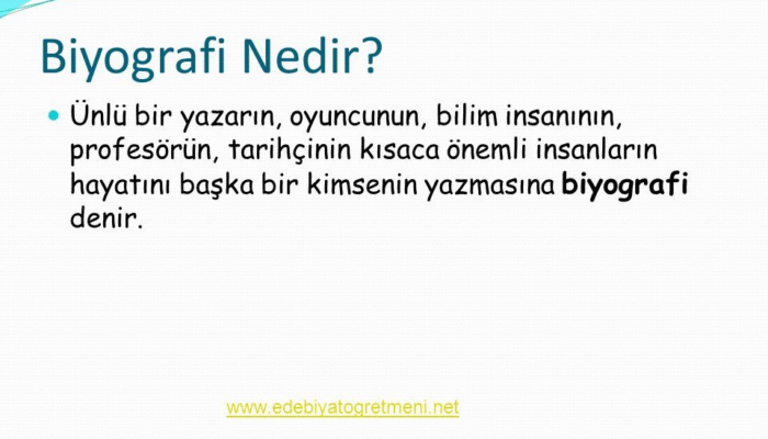 Biyografi Ne Demek? Tanımı ve Örnekleriyle İnceleme