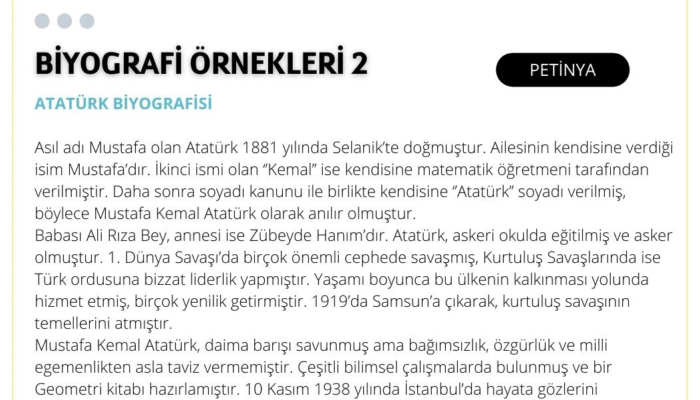 Özgün Biyografi Örnekleri ile Kendi Hikayenizi Yazın